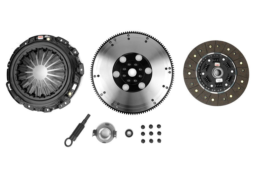 Competition Clutch Stage 2 Steelback Brass Plus Clutch Kit w/ Flywheel - Subaru Models (inc. 2006-2014 WRX / 2005-2009 Legacy GT)