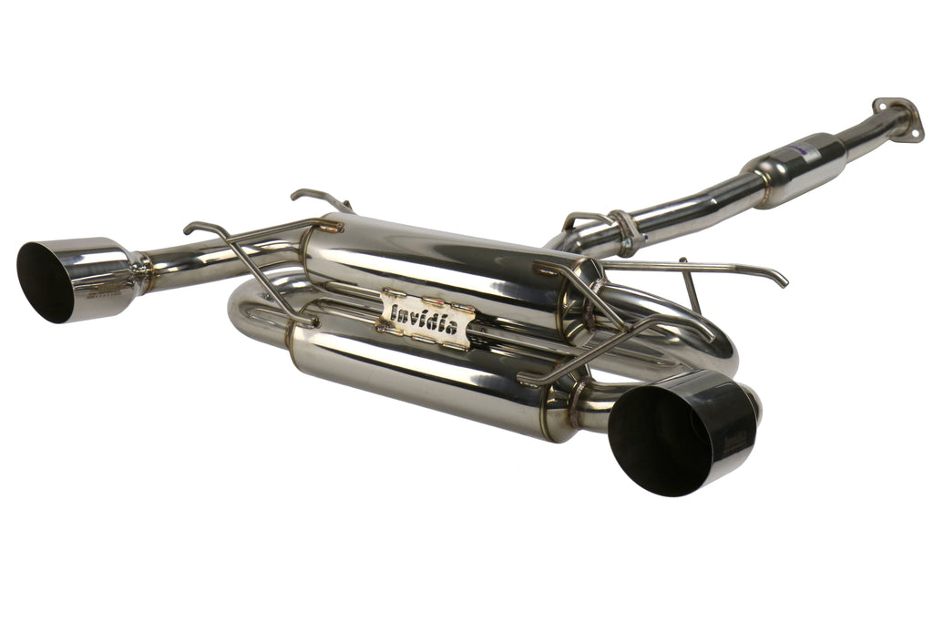 Invidia Gemini R400 Catback Exhaust System - Stainless Steel Tips - 2013-2016 Scion FR-S / 2013-2020 Subaru BRZ / 2017-2020 Toyota 86