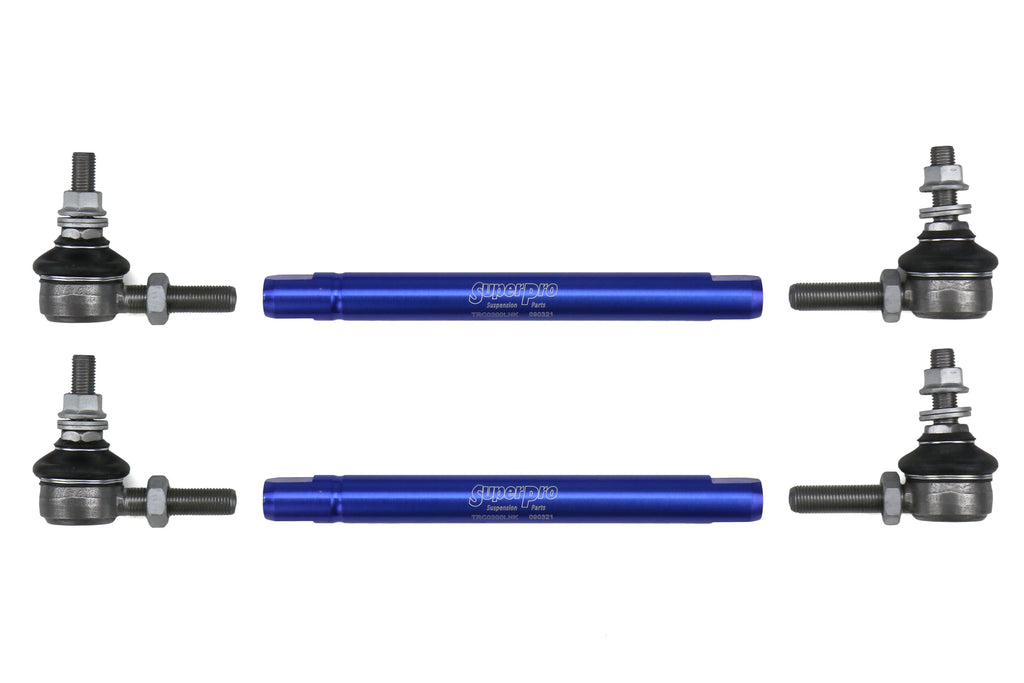 Super Pro Sway Bar End Link Kit Adjustable - Universal