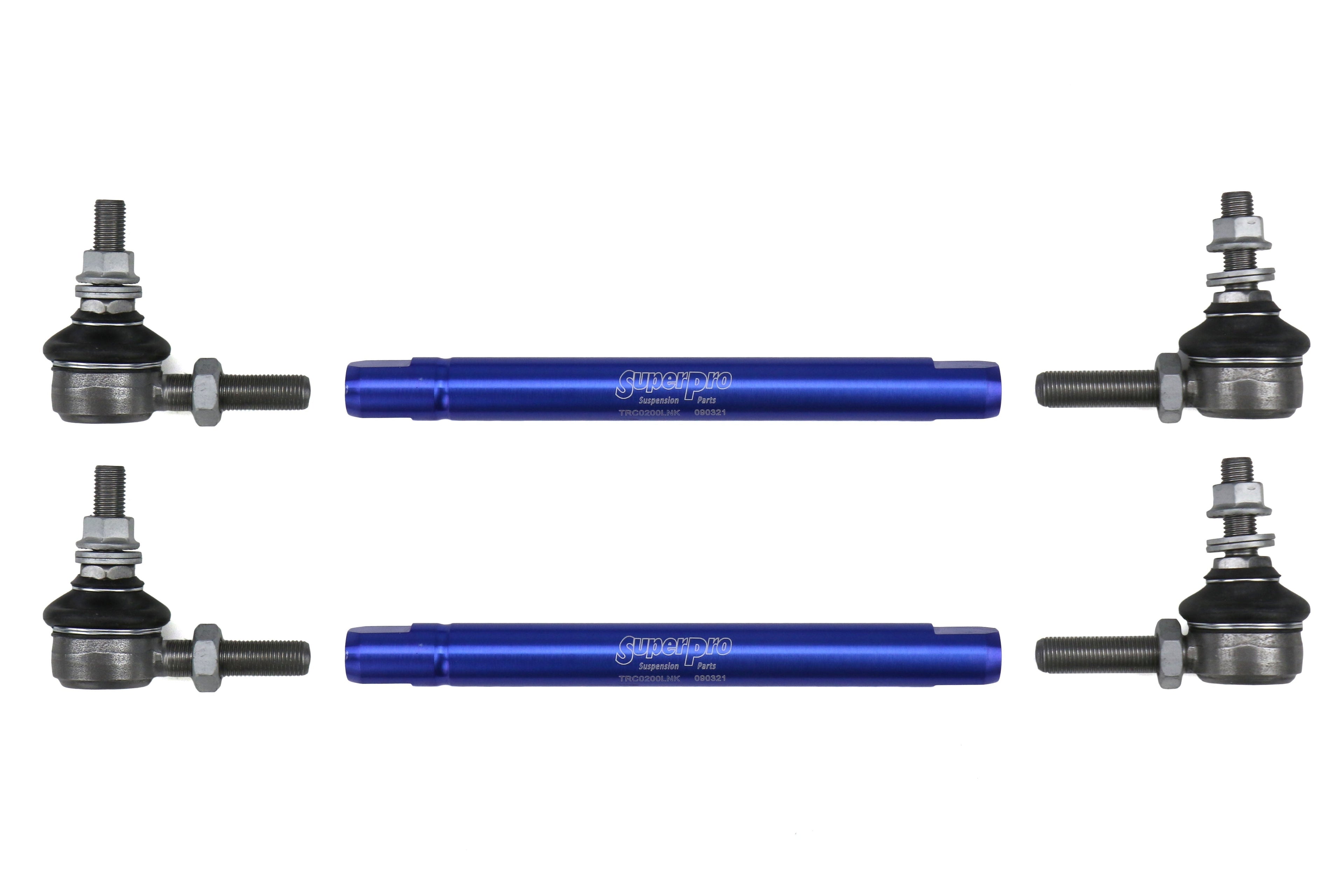 Super Pro Sway Bar End Link Kit Adjustable - Universal