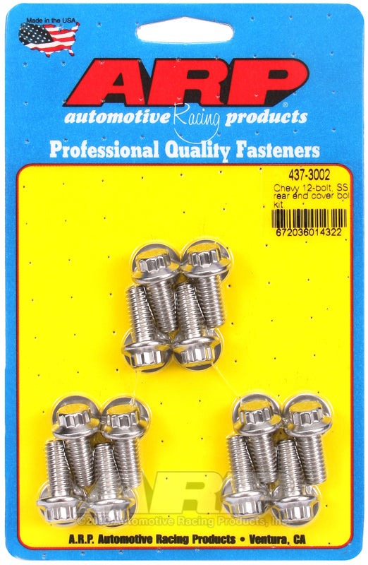 ARP Chevy 12-Bolt SS Rear End Cover Bolt Kit