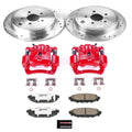 Power Stop Z26 Street Warrior Brake Kit w/Calipers - Rear - 2010-2014 Subaru Legacy