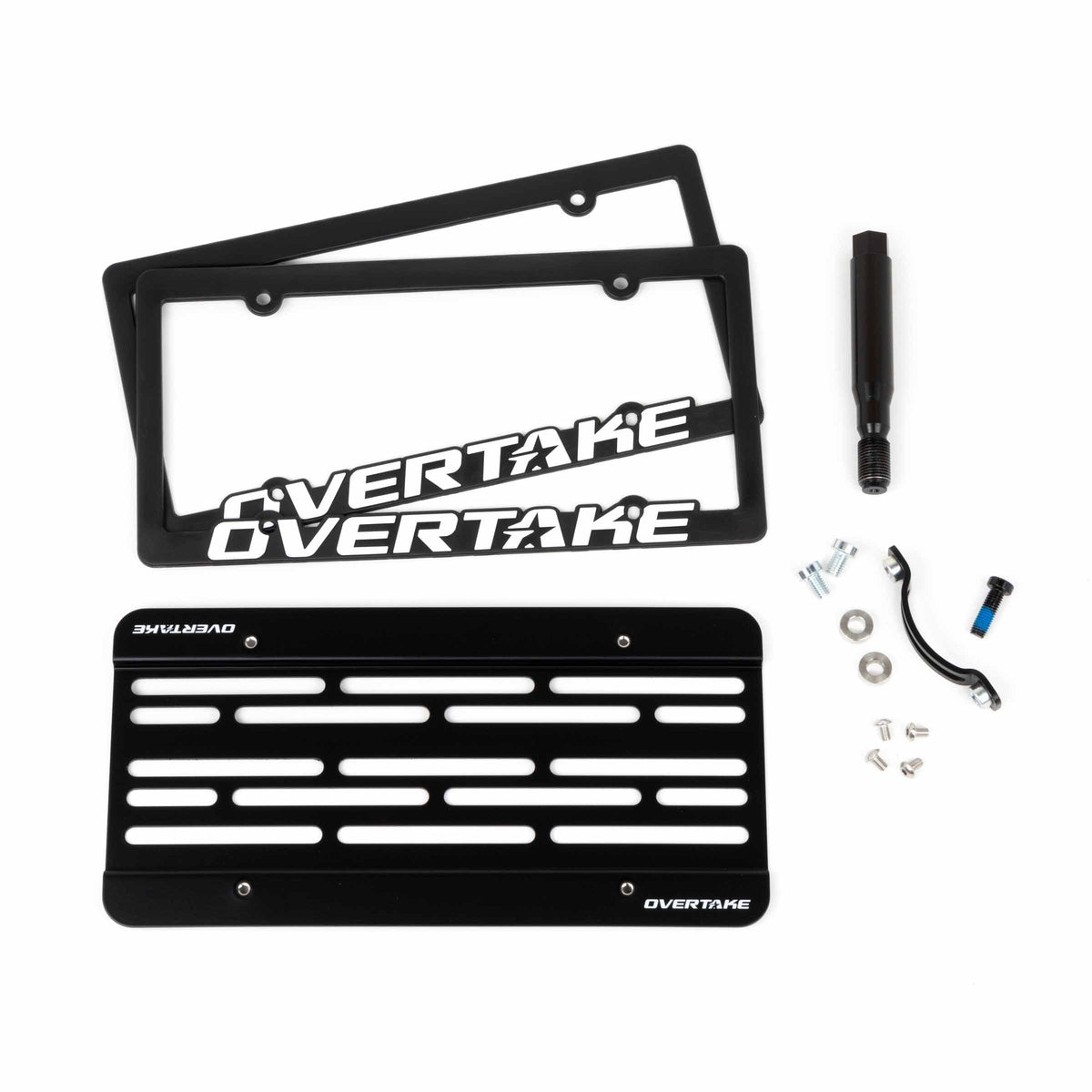 OVERTAKE MaxxAdjust License Plate Relocation Kit - Subaru 2002-2007 WRX, 2004-2007 STI, 2002-2007 Impreza