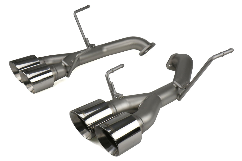 cp-e Austenite Off Road Axle Back Exhaust w/ Polished Tips - 2015-2021 Subaru WRX / STI