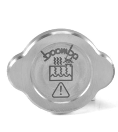Boomba Racing Radiator Reservoir Cover Cap (Natural) - 2015-2021 Subaru WRX / STI