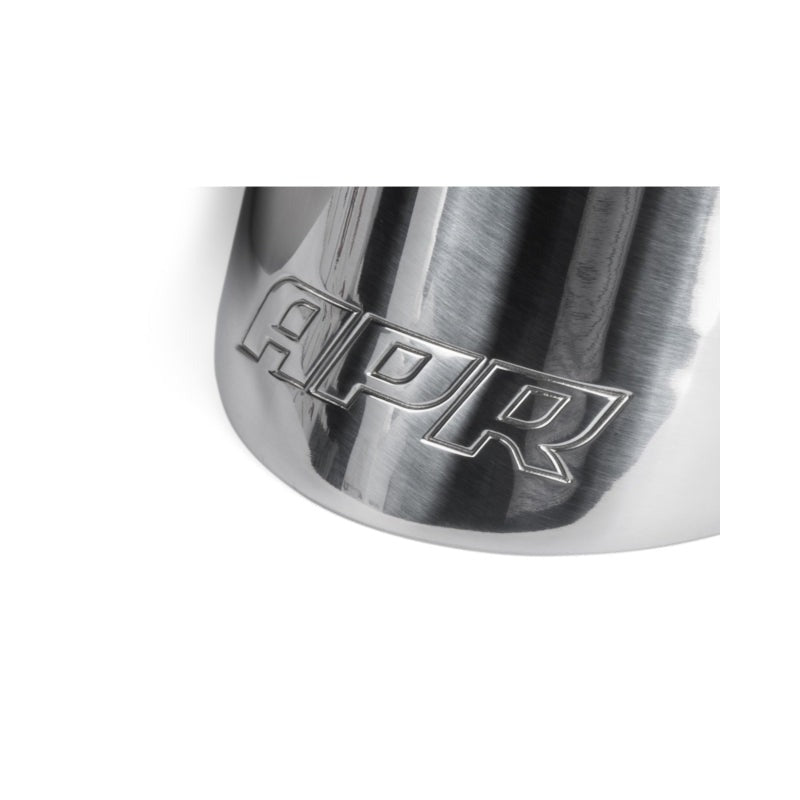 APR Double-Walled 4in Slash-Cut Tips - Polished - Set of 2