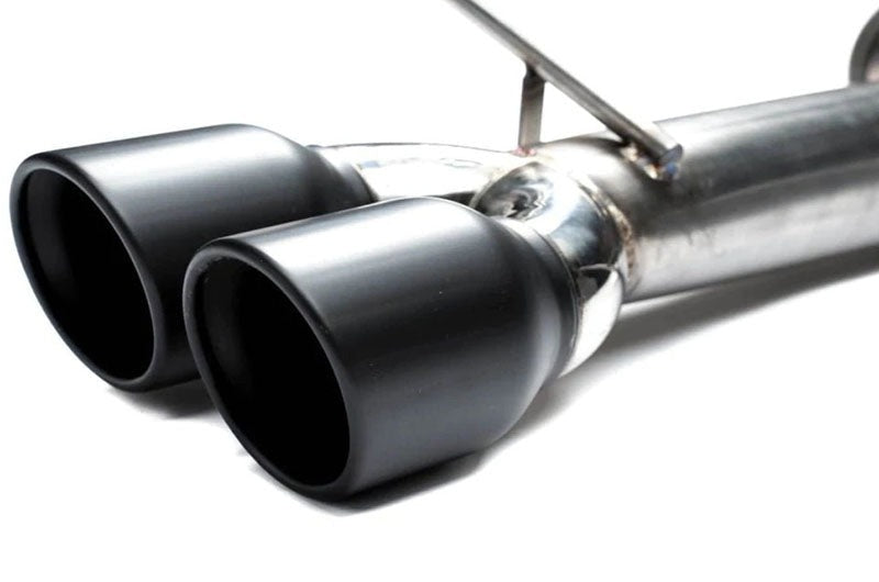 ETS Cat-Back Exhaust System No Muffler Resonated Stealth Black Tips - 2022-2024 Subaru WRX