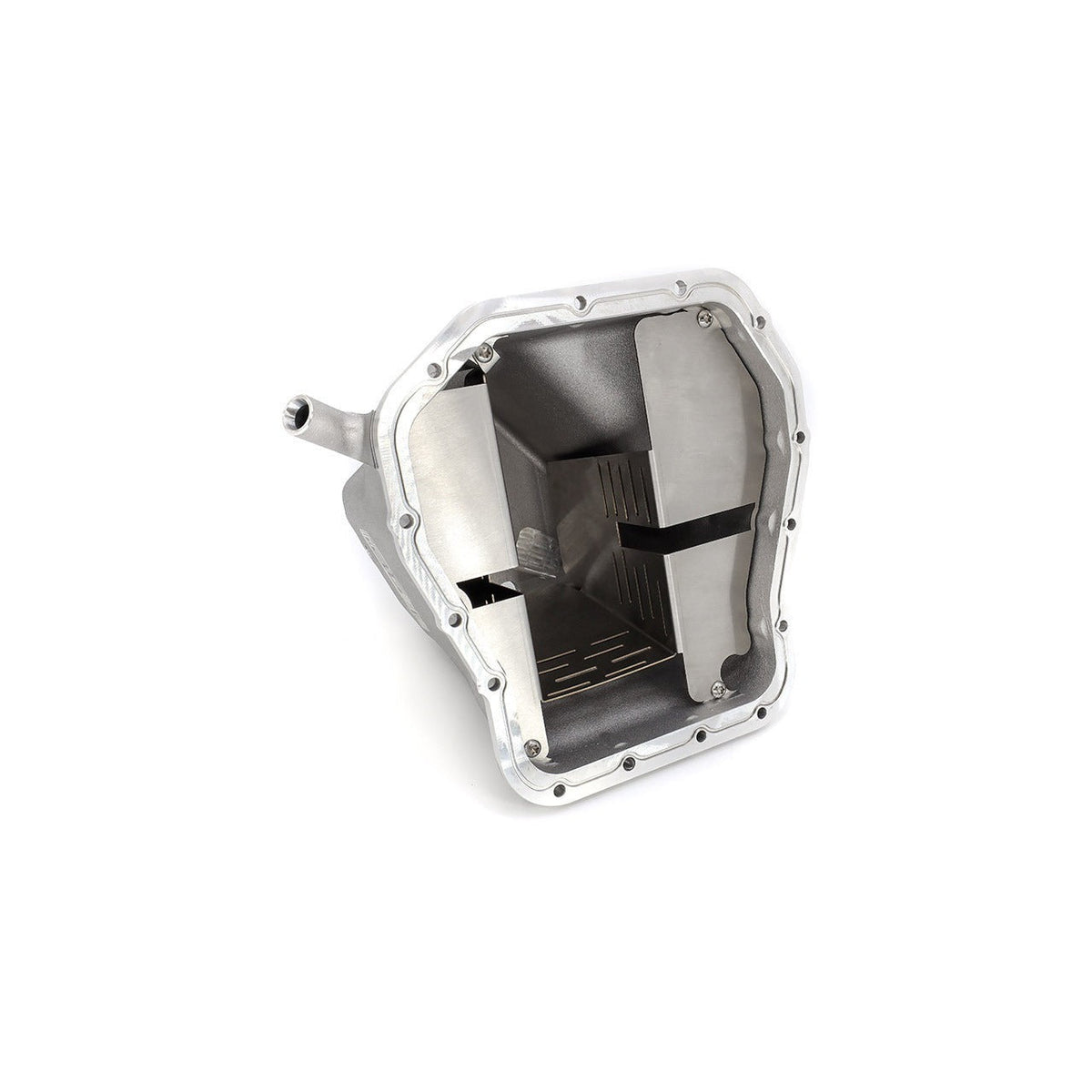 IAG Street Series Oil Pan w/ Removable SS Lower Baffle - Silver (Pan + SS Baffle Only) - 2002-2014 Subaru WRX / 2004-2021 STI / 2005-2009 Legacy GT / 2004-2013 Forester XT