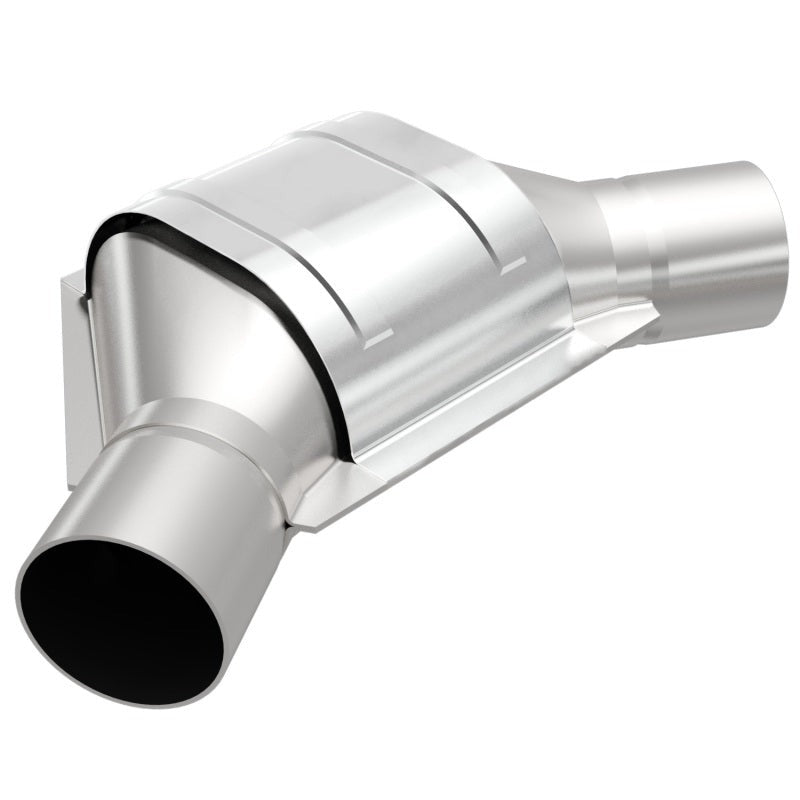 MagnaFlow OEM Grade Universal Catalytic Converter - 2.00 Angled In / Out
