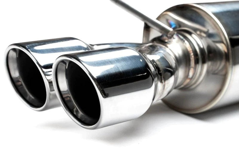 ETS Cat-Back Exhaust System w/Muffler Resonated Polished Tips - 2022-2024 Subaru WRX