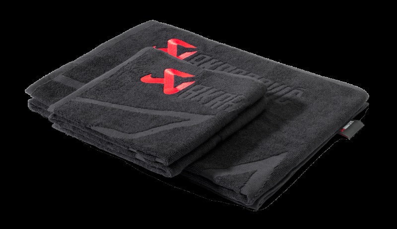 Akrapovic Towel Set Black with Red Logo - 802310