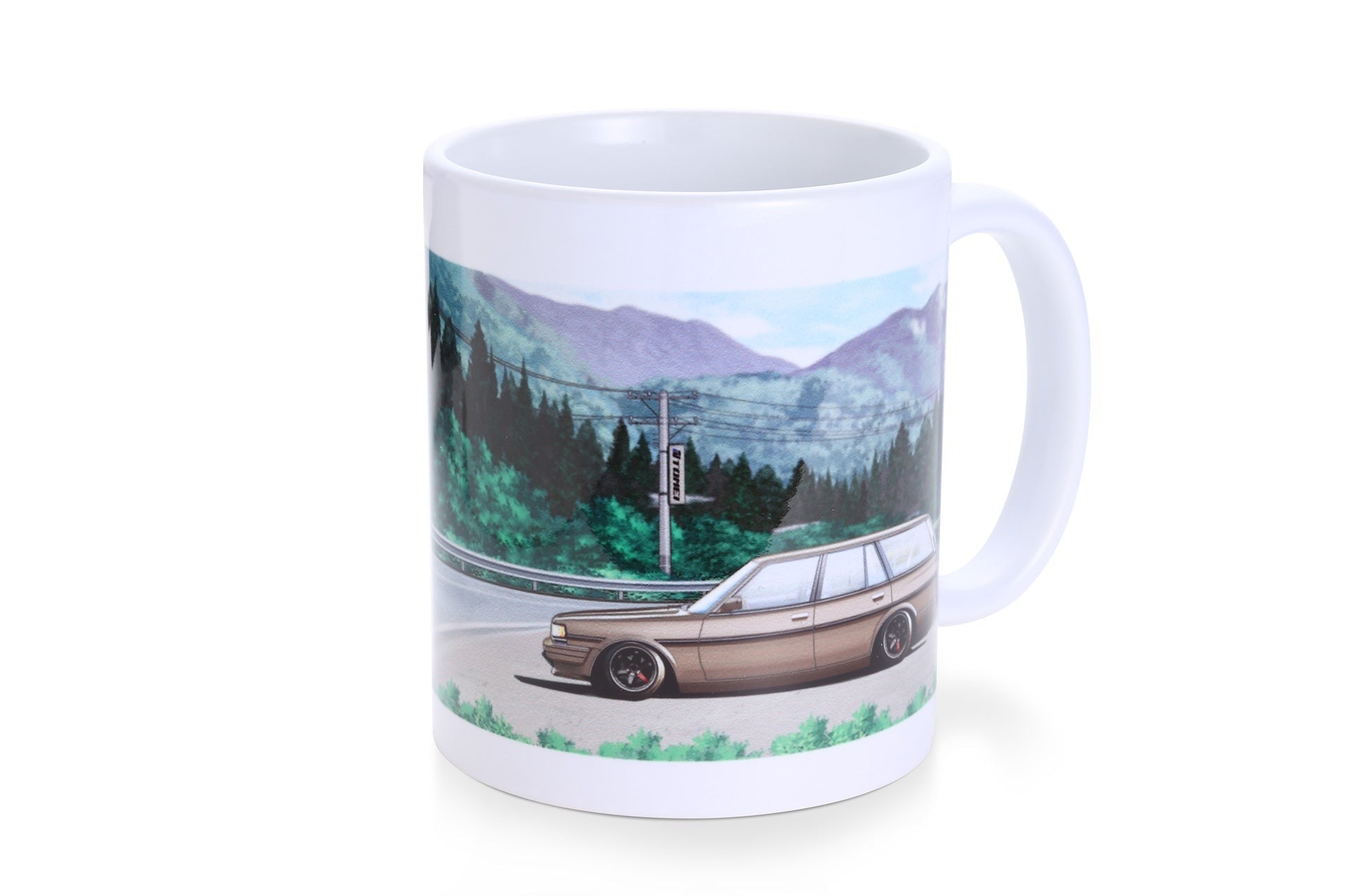 Tomei Mug - White / GX70G Mark-2 Wagon Touge - Universal