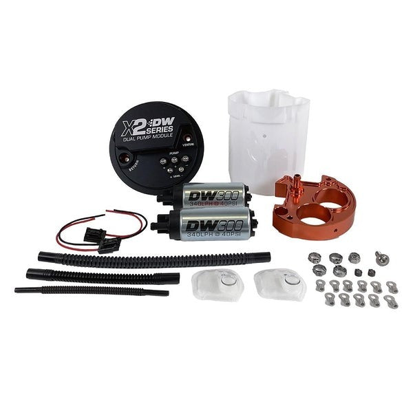 DeatschWerks X2 Series Fuel Pump Module with Dual DW300 Pumps - Subaru Models (inc. 2008-2021 STI / 2008-2014 WRX / 2008-2018 Forester)