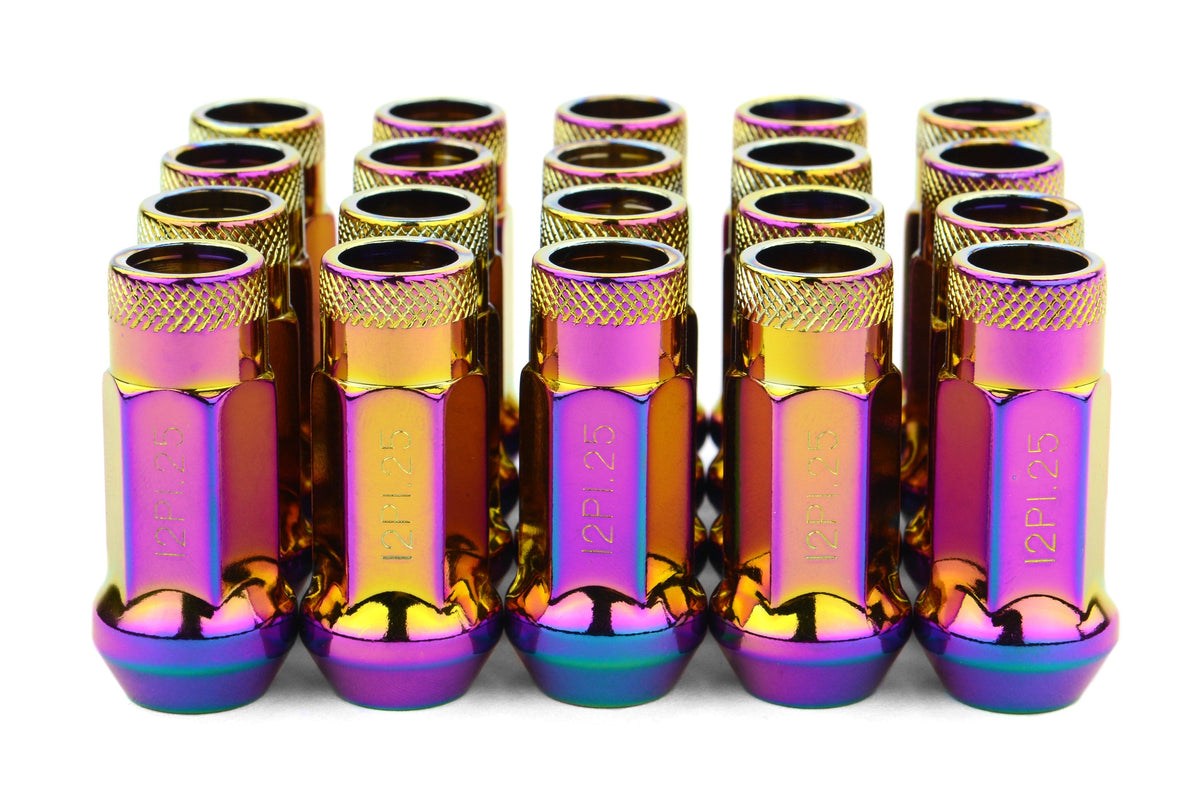 Wheel Mate Muteki SR48 Open End Lug Nuts - Neon 12x1.25 48mm