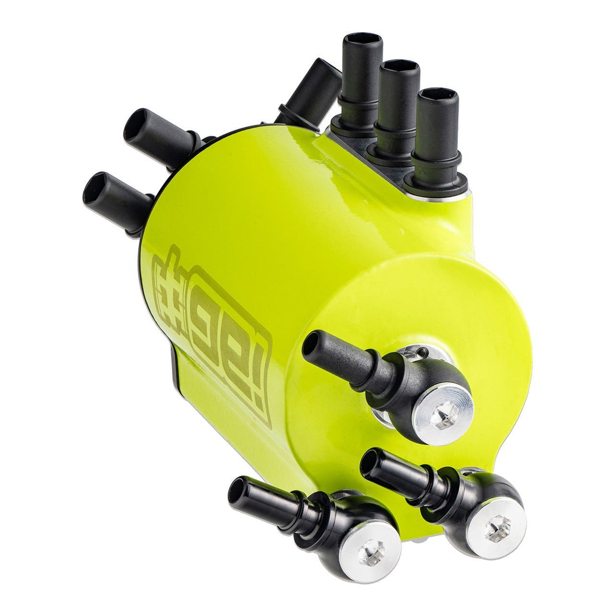 IAG Performance V4 Air Oil Separator AOS - Neon Yellow - 2004-2007 Subaru STI / 2006-2007 WRX