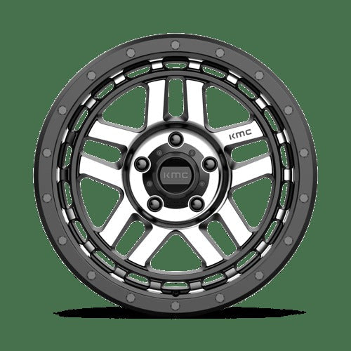 KM540 18X8.5 5X150 S-BLK MACH 18MM