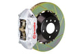 Brembo Gran Turismo Slotted Brake Kit 4 Piston 2-Piece Silver Rear - 2013-2021 Scion FR-S / Subaru BRZ / Toyota 86
