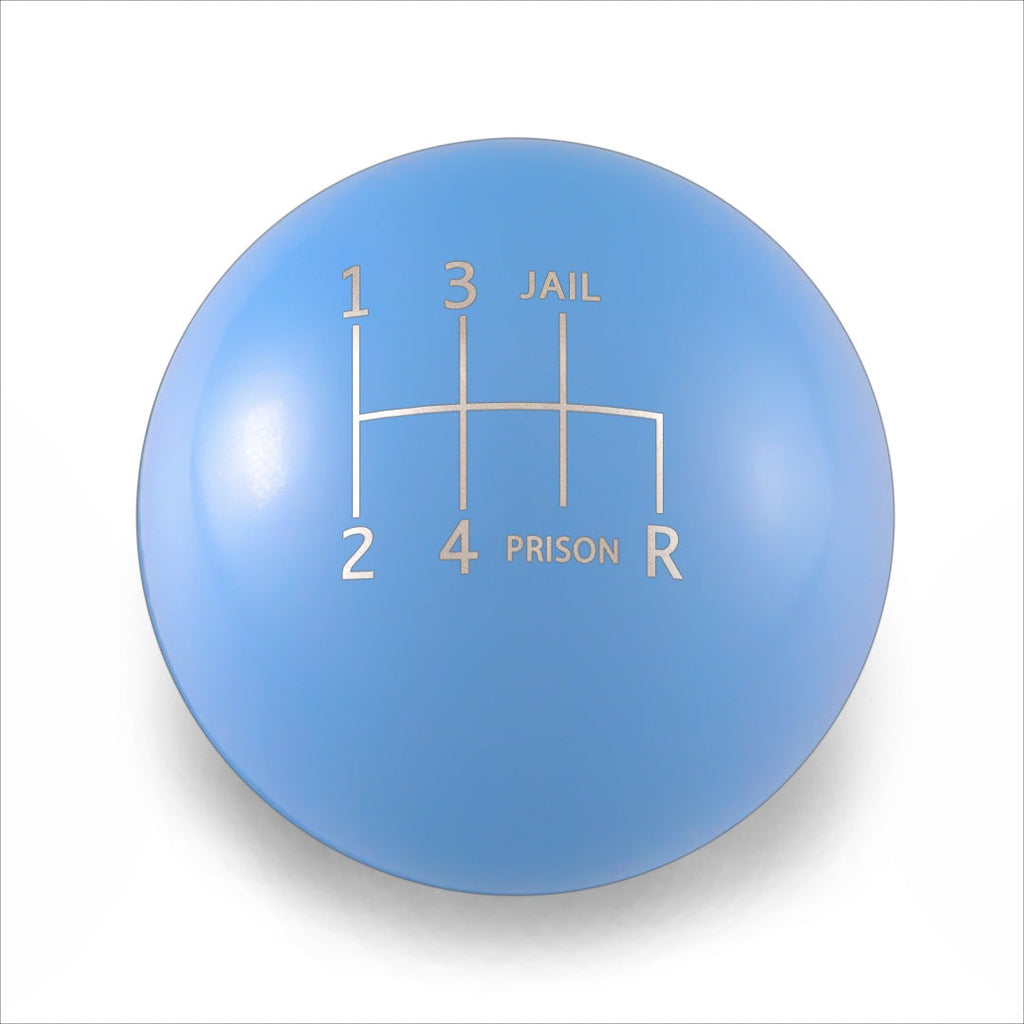 Billetworkz Weighted Shift Knob - 6 Speed Jail-Prison Engraving - Subaru WRX 2015-2025