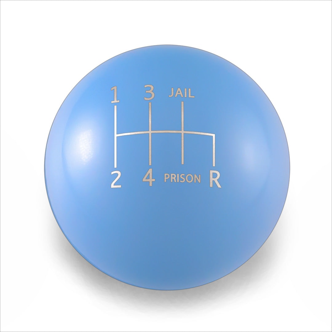 Billetworkz Weighted Shift Knob - 6 Speed Jail-Prison Engraving - Subaru WRX 2015-2025
