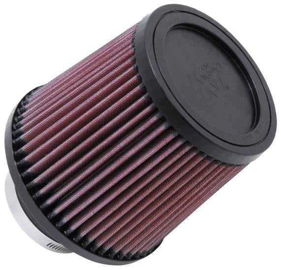 K&N Filter Universal Rubber Filter - Rd Tapered 3in Flange ID x 6in Base OD x 5in Top OD x 5.563in H