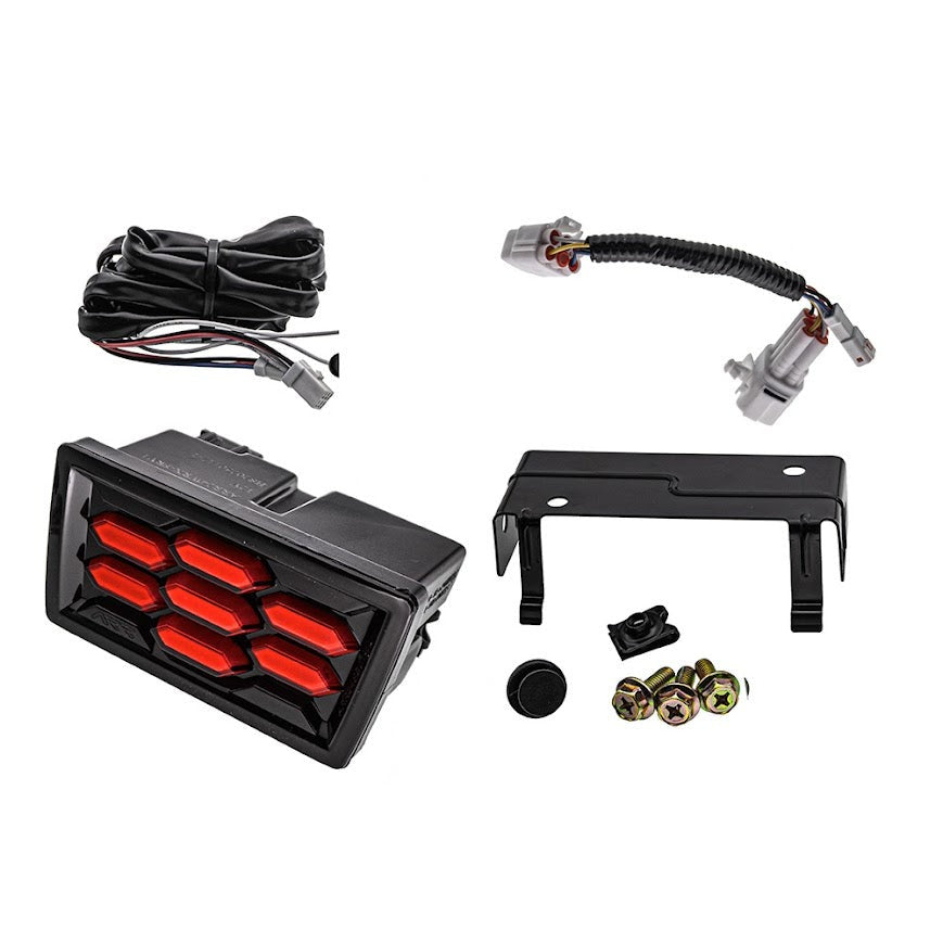 SMY HoneyComb Hyperflash (RBL) / DRL - Smoked Red - 2015-2021 Subaru WRX/STI