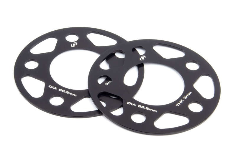 Dinan Wheel Spacers - 5x112 - 66.5mm CB - 3mm Thick (Set of 2)