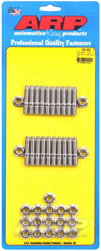 ARP KB Hemi 1.700in SS hex oil pan stud kit