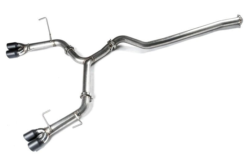 ETS Cat-Back Exhaust System No Muffler Non-Resonated Stealth Black Tips - 2022-2024 Subaru WRX