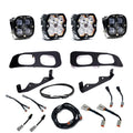Baja Designs 23-25 Ford SD Squadron Sport/SAE 2.0 Dual Fog Pocket Kit Upfitter (SAE Fog) - Clear
