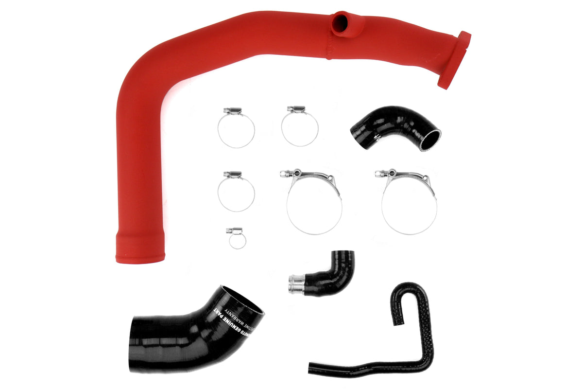 Mishimoto Charge Pipe Kit Hot Side Red - 2015-2021 Subaru WRX