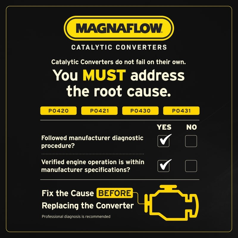 MagnaFlow OEM Grade Direct Fit Catalytic Converter - 2006-2008 Subaru Forester 2.5L