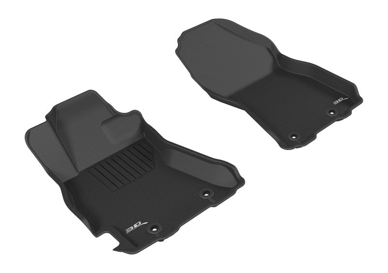 3D MAXpider Kagu Floor Mat - Black - 1st Row - 2015-2019 Subaru Legacy / 2015-2019 Subaru Outback