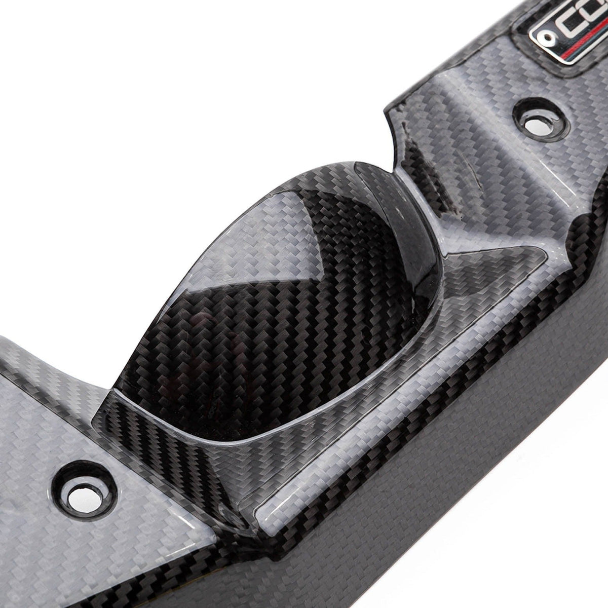 Cobb Redline Carbon Fiber Alternator Cover - Gloss Finish - 2008-2021 Subaru STI / 2008-2014 Subaru WRX