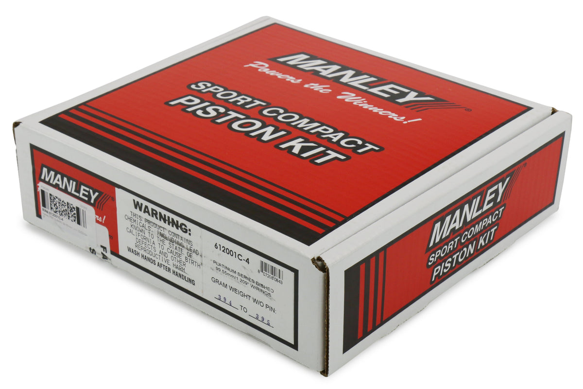 Manley Performance Platinum Series Piston Set 99.55mm 8.5:1 - Subaru Models (inc. 2006-2014 Subaru WRX / 2004-2021 Subaru STI)