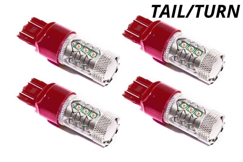 Diode Dynamics HP11 LED Bulb 7443 - Red (Set of 4) - Universal