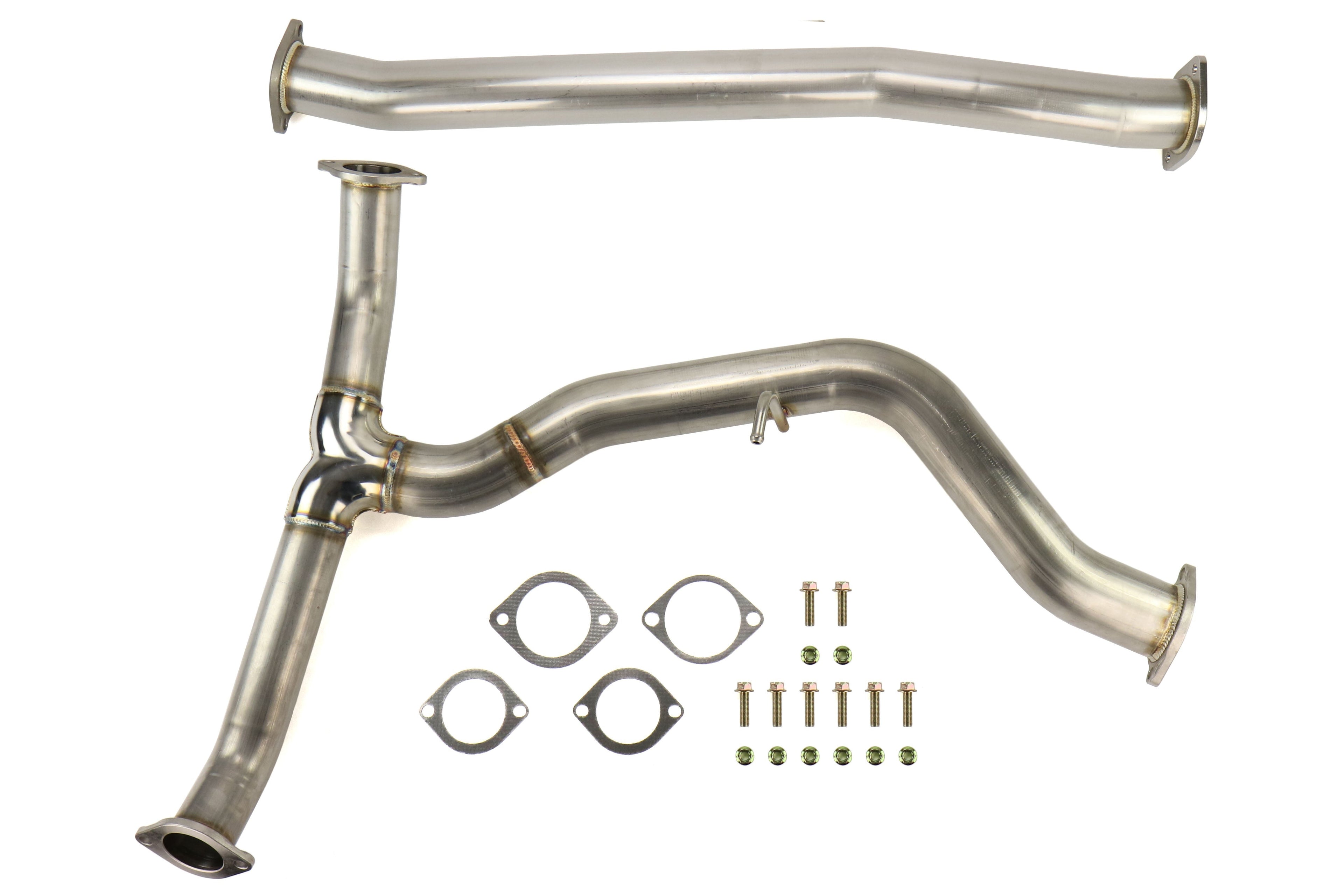 Remark Non Resonated Mid Pipe - 2015-2021 Subaru WRX/STI