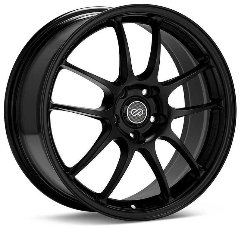 Enkei PF01 18x9 +45 5x114.3 75mm Bore - Matte Black (Single Wheel)