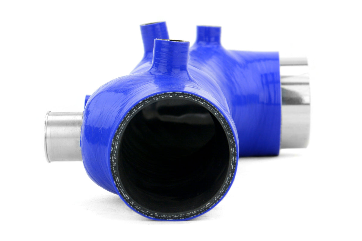 PERRIN 2.4in Turbo Inlet Hose (Blue) - 2002-2014 Subaru WRX / 2004-2021 STI / 2004-2013 Forester XT / 2005-2009 Legacy GT / Outback XT