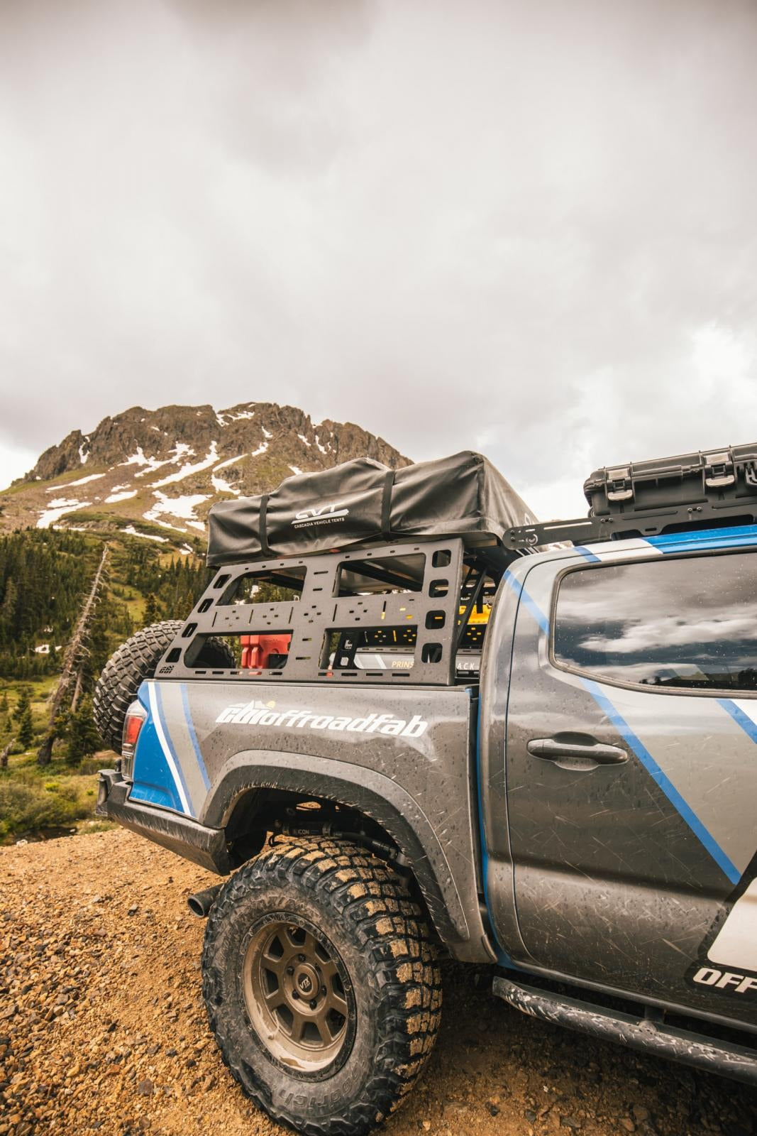 3rd Gen Tacoma Roof Rack Height Bed Rack 05-22 Tacoma CBI Offroad