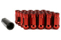 Wheel Mate Muteki SR48 Open End Lug Nuts - Red 12x1.50 48mm