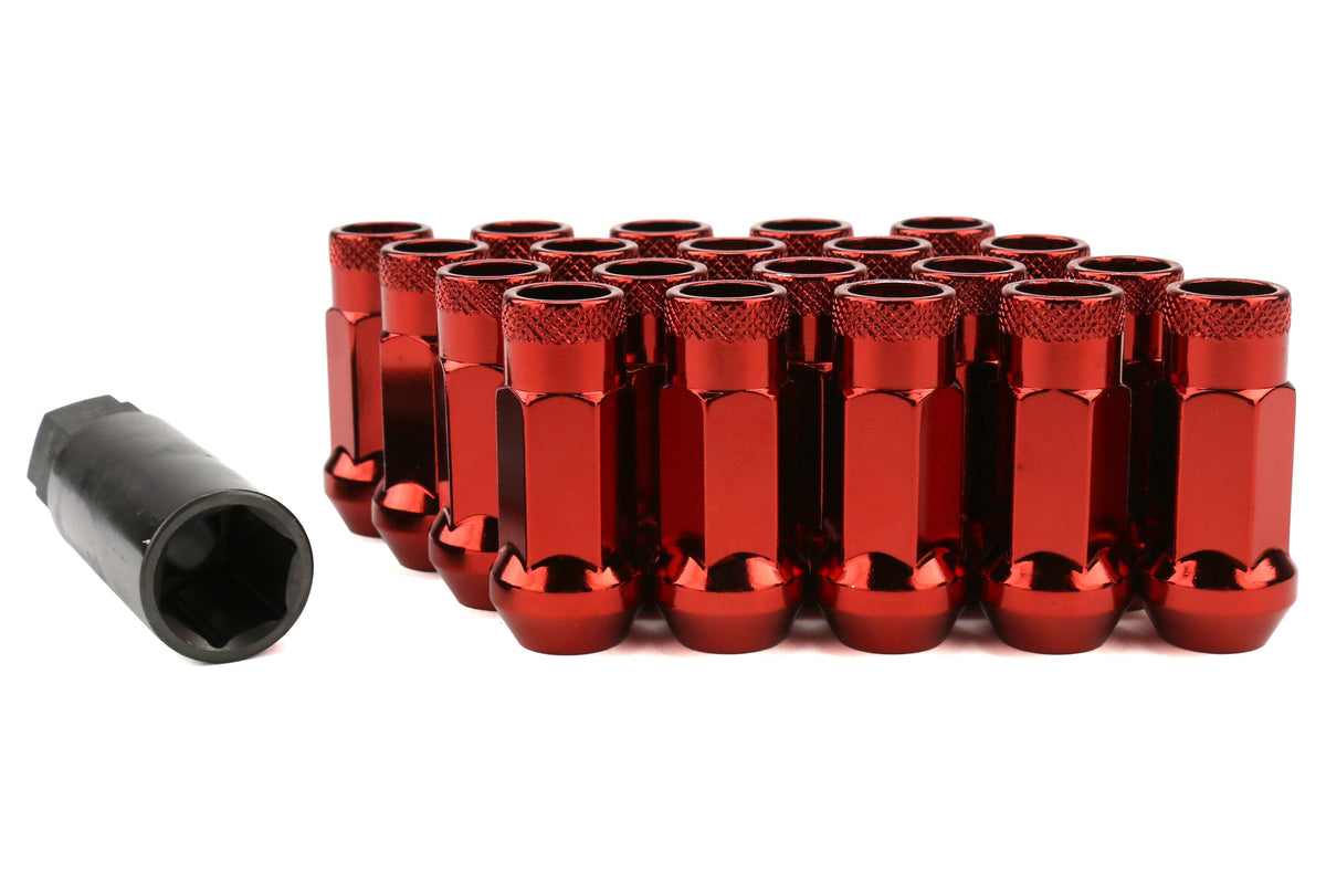 Wheel Mate Muteki SR48 Open End Lug Nuts - Red 12x1.50 48mm