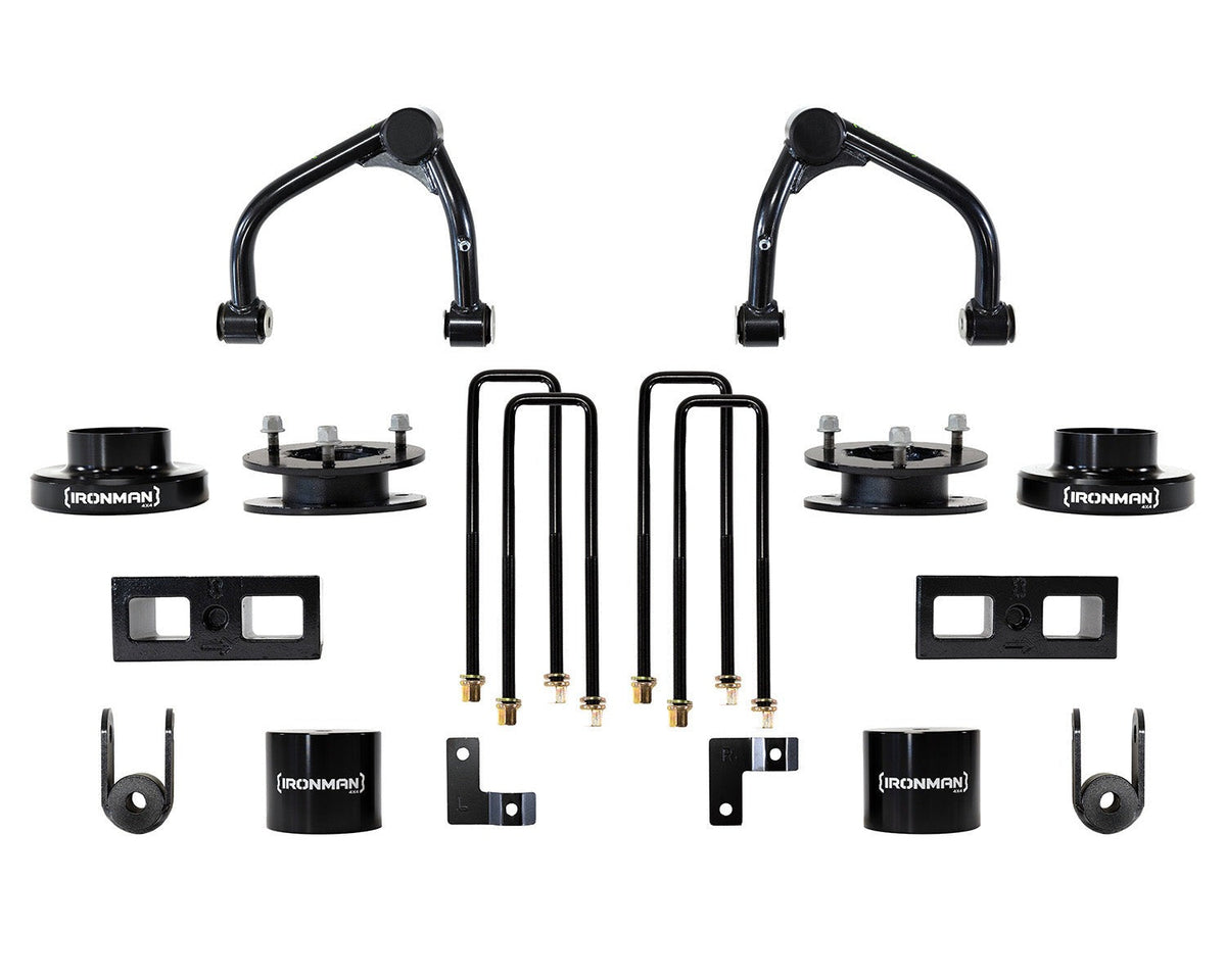 Ironman 4x4 (2019-2024) Chevrolet Silverado/GMC Sierra 1500 4" Lift & Level Kit (Multi Leaf Springs)