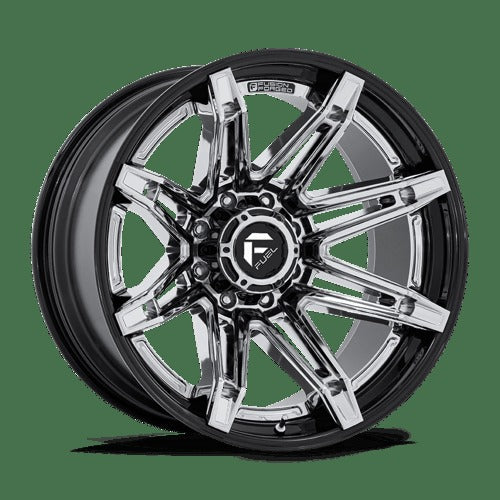 D401 22X10 8X180 CHR G-BLK -18MM