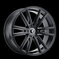 Kraze KR190 Lusso 22x8.5 5x120 +38 Offset Gloss Black Wheel