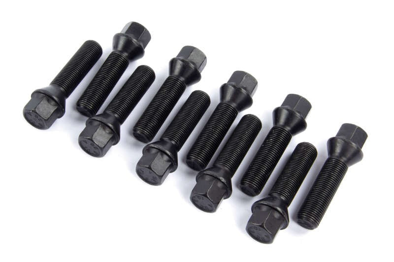 Dinan Lug Bolts - Cone Seat - M14x1.25 - 30mm - Black (Set of 10)
