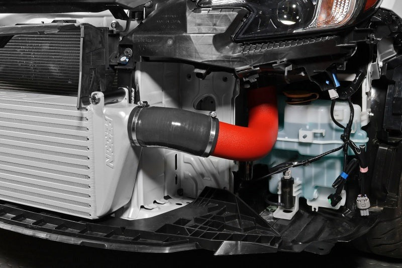 PERRIN Front Mount Intercooler Kit (Red Tubes & Silver Core) - 2022-2026 Subaru WRX
