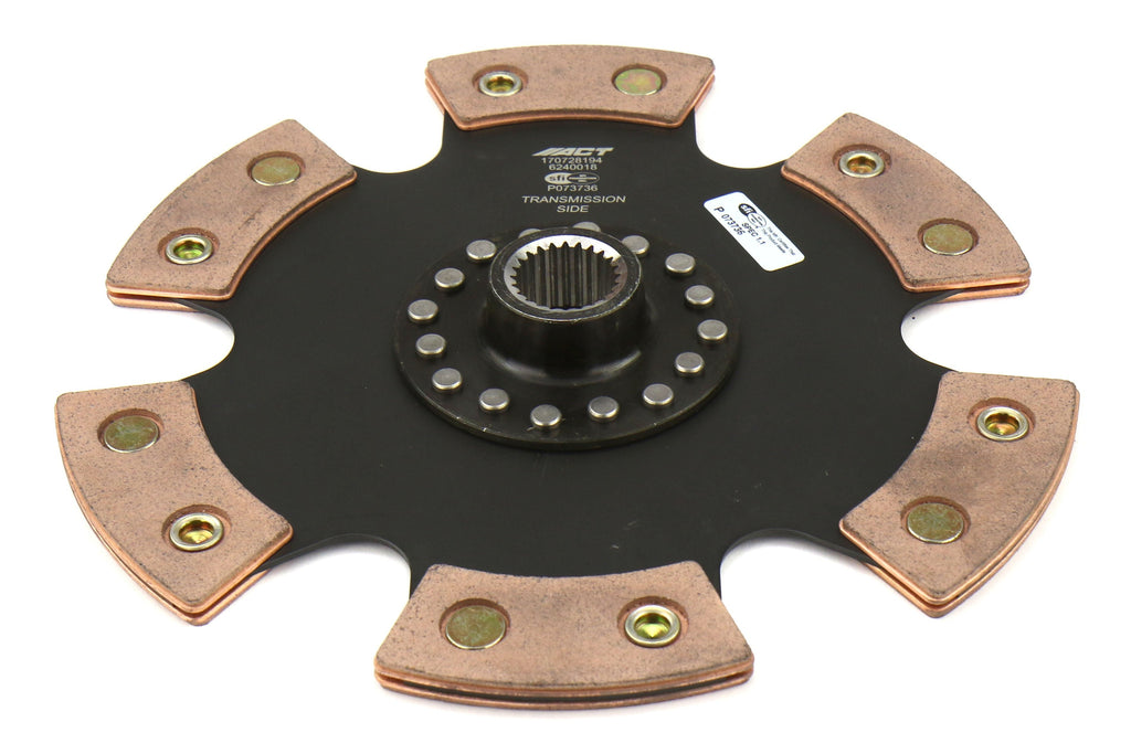 ACT Subaru 6 Pad Rigid Race Disc - Subaru Models (inc. 2006+ WRX / 2004+ STI)