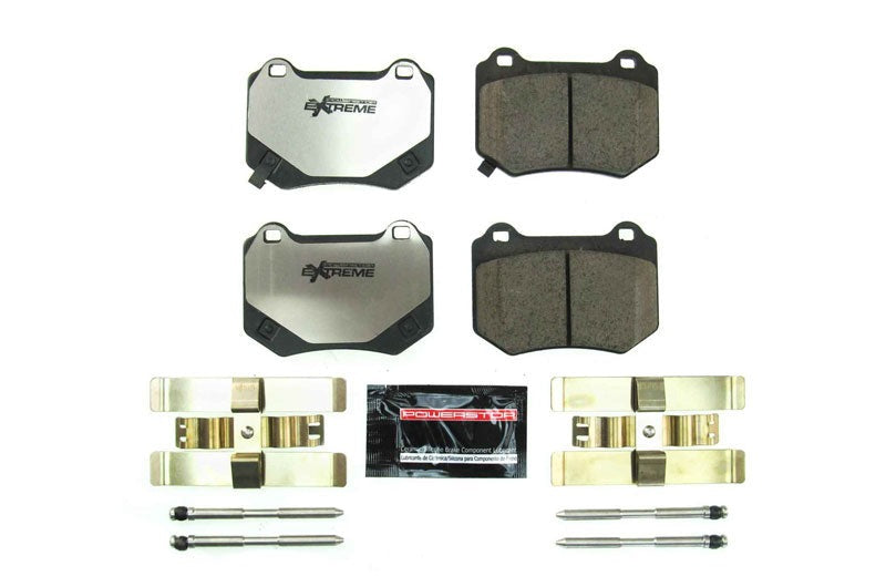 Power Stop Rear Z26 Extreme Street Brake Pads w/Hardware - 2018-2021 Subaru STI
