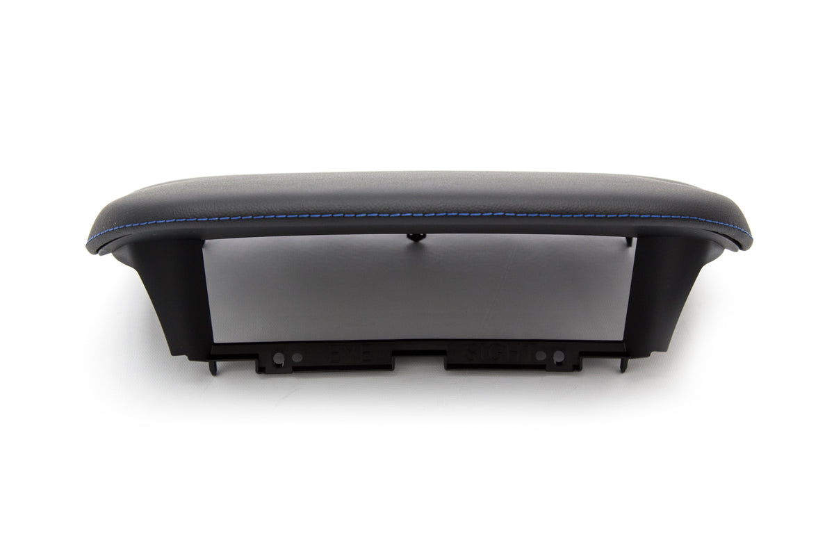 Subaru OEM JDM Console Hood with Blue Stitching - 2015-2021 Subaru WRX / STI / 2014-2018 Forester