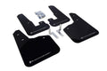 Rally Armor UR Mud Flap w/Silver Logo - Black - 2010-2014 Subaru Legacy